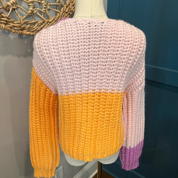 Multi color cardigan. Worn only once. - Picture 2 of 3